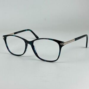 St. Mortiz Sheena Unisex Adults Eyeglasses Frame Aqua Full Rim 60-17-145 mm